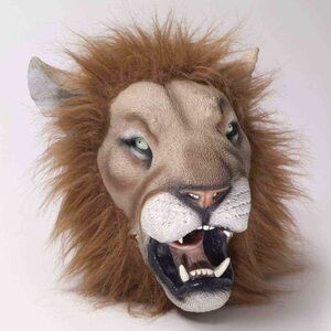 Lion Adult Costume Full Head Mask